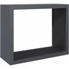 Stovas malkoms, antracito spalvos, 100x40x80cm, plienas