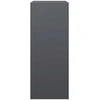Stovas malkoms, antracito spalvos, 60x40x100cm, plienas