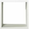 Stovas malkoms, baltos spalvos, 100x40x100cm, plienas