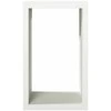 Stovas malkoms, baltos spalvos, 60x40x100cm, plienas