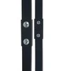 Stovas malkoms, juodos spalvos, 80x25x100cm, plienas