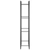 Stovas malkoms, matinės juodos spalvos, 50x28x132cm, plienas