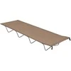 Stovyklavimo gultas, taupe, 180x60x19cm, audinys ir plienas