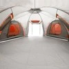 Šeimos palapinė, pilka ir oranžinė, 12 vietų, kupolinė