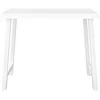 Stovyklavimo stalas, baltas, 79x56x64cm, PP, medienos imitacija