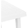 Stovyklavimo stalas, baltas, 79x56x64cm, PP, medienos imitacija
