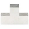 Stulpo sujungimas, 101x101mm, galvanizuotas metalas, X formos