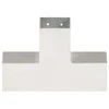 Stulpo sujungimas, 81x81mm, galvanizuotas metalas, X formos