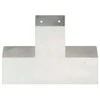 Stulpo sujungimas, 91x91mm, galvanizuotas metalas, X formos