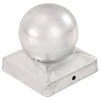 Stulpų dangteliai, 6vnt., 91x91mm, galvanizuotas metalas