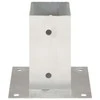 Stulpų pagrindai, 4vnt., galvanizuotas metalas, 71mm