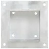 Stulpų pagrindai, 4vnt., galvanizuotas metalas, 141mm