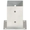 Stulpų pagrindai, 4vnt., galvanizuotas metalas, 101mm