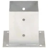 Stulpų pagrindai, 4vnt., galvanizuotas metalas, 121mm