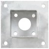 Stulpų pagrindai, 4vnt., galvanizuotas metalas, 71mm
