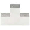 Stulpų sujungimai, 4vnt., 101x101mm, metalas, X formos