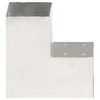 Stulpų sujungimai, 4vnt., 101x101mm, metalas, L formos