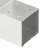 Stulpų sujungimai, 4vnt., 71x71mm, metalas, L formos