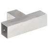 Stulpų sujungimai, 4vnt., 71x71mm, metalas, T formos