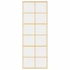 Stumdomos durys, auksinės, 76x205cm, ESG stiklas ir aliuminis