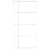 Stumdomos durys, baltos, 102,5x205cm, ESG stiklas ir aliuminis