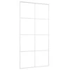 Stumdomos durys, baltos, 102,5x205cm, ESG stiklas ir aliuminis