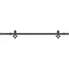TV staliukas Stumdomų durų įrangos rinkinys, juodos sp., 152,5cm, plienas