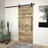 Stumdomų durų įrangos rinkinys SKIEN, juodas, 200cm plienas