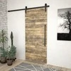 Stumdomų durų įrangos rinkinys SKIEN, juodas, 200cm plienas
