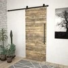 Stumdomų durų įrangos rinkinys SKIEN, juodas, 200cm plienas