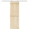 Stumdomų durų įrangos rinkinys, sidabr., 200cm, nerūd. plien.