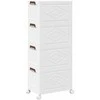 Sukraunama daiktadėžė su ratukais, 28 L, 48x29,5x112,5 cm
