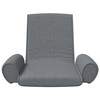 Sulankstomas čiužinukas-kėdė, šviesiai pilkos spalvos, audinys