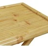 Sulankstomas sodo stalas, 110x55x75cm, bambukas