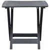 Sulankstomas sodo stalas, antracito, 79x72x70cm, plastikas