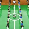 Sulankstomas stalo futbolo stalas, 121x61x80cm, šviesiai rudas