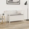Suoliukas, baltos spalvos, 107x45x75,5cm, eglės masyvas