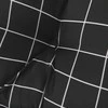 Sodo suoliuko pagalvėlė, juoda, 100x50x7cm, audinys, languota