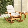Supama adirondack kėdė su pagalvėlėmis, akacijos masyvas