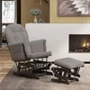 Supama kėdė su pakoja, šviesiai pilkos spalvos, audinys