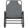 Sofa Supami saulės gultai, 2vnt., pilki, plienas ir tekstilenas