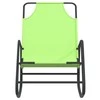 Sofa Supami saulės gultai, 2vnt., žali, plienas ir tekstilenas