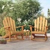 Supamos sodo adirondack kėdės, 2vnt., 79x100x103cm, tikmedis