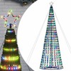 LED Kalėdų eglutė 1028 LED Spalvingi 403 cm