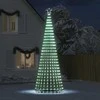 LED Kalėdų eglutė 1028 LEDs Šalta Balta 403 cm