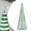 LED Kalėdų eglutė 1028 LEDs Šalta Balta 403 cm