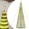 LED Kalėdų eglutė 1028 LEDs Šilta Balta 403 cm