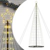 LED Kalėdų eglutė 1534 LEDs Šilta Balta 500 cm