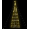 LED Kalėdų eglutė 1534 LEDs Šilta Balta 500 cm