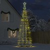 LED Kalėdų eglutė 1534 LEDs Šilta Balta 500 cm